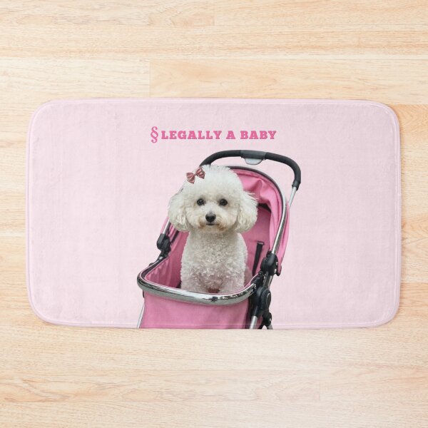 Item preview, Legally A Baby Funny Poodle Stroller Print designed and sold by chaos-and-curls.