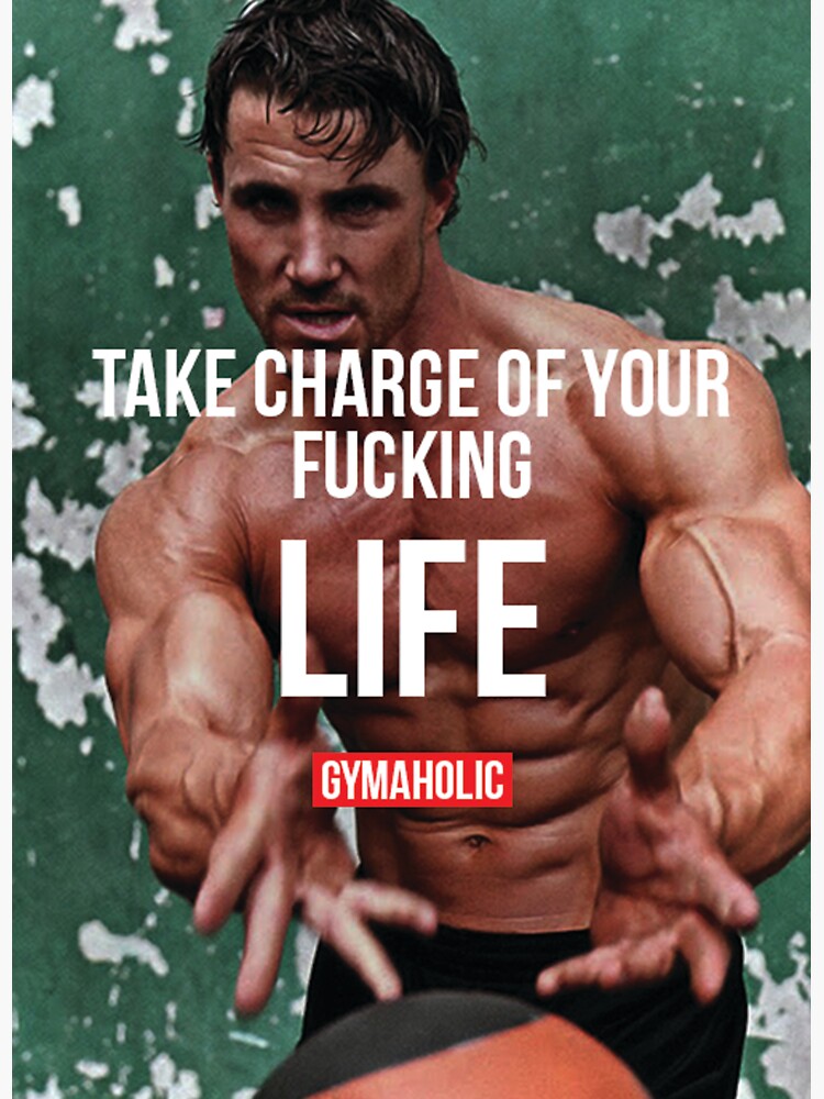 Bodybuilding Fitness Inspirational Quote Sticker For Sale By