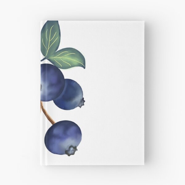 Item preview, Bramble Blues — Blueberry Botanical Die-Cut Sticker, Hand-Painted Berry Branch, Nature Illustration designed and sold by ArtByShoonya.