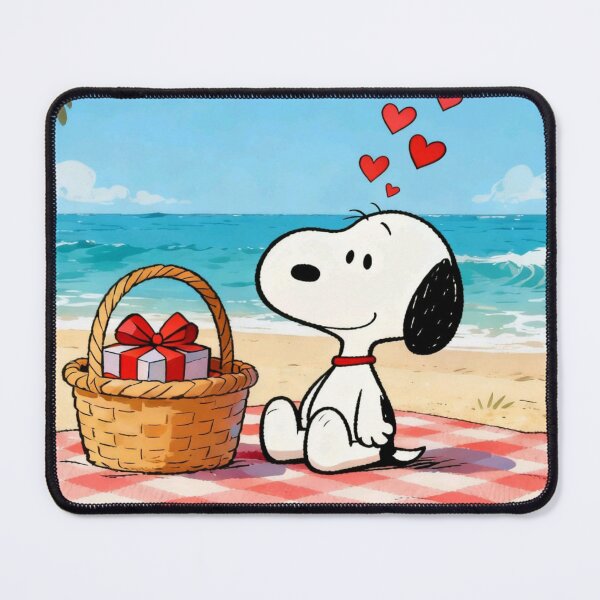 Item preview, Copy of Snoopy Beach Sunset Picnic Valentine designed and sold by Innova_Creations.