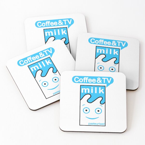 Item preview, Coffee & TV -milk- designed and sold by DRIPPED-STORE.