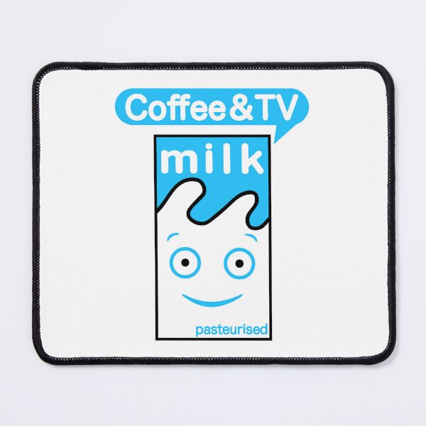 Artikelvorschau, Kaffee & Fernsehen -Milch- entworfen und verkauft von DRIPPED-STORE.