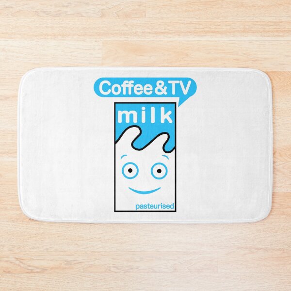 Artikelvorschau, Kaffee & Fernsehen -Milch- entworfen und verkauft von DRIPPED-STORE.