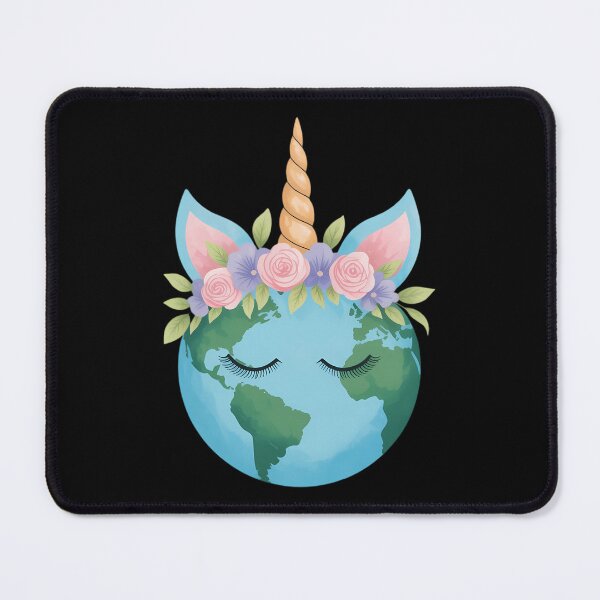 Item preview, Floral Unicorn Earth - Earth Day designed and sold by sailorjessiArt.