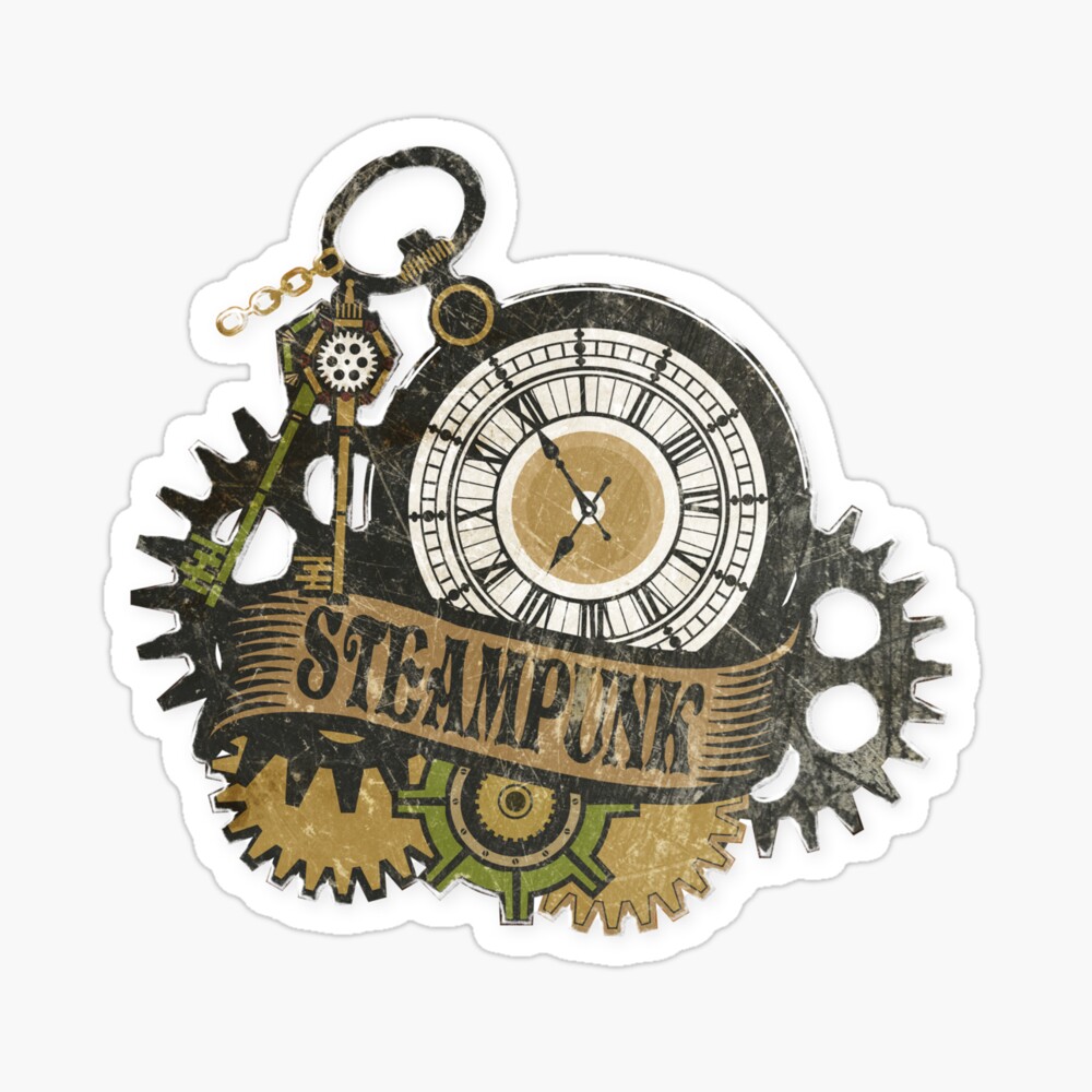 Lámina rígida for Sale con la obra «Steampunk Gift Fans Engranajes