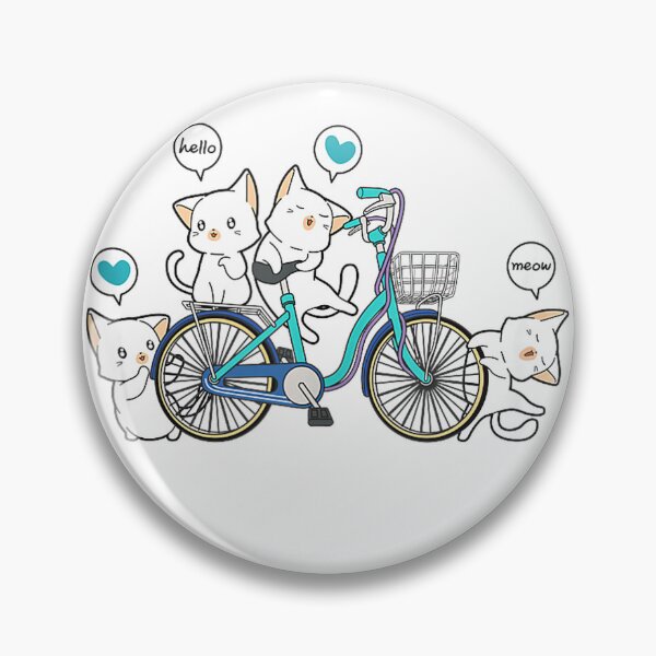 Item preview, Happy Cute Cats Kittens Bicycle Bike Summer Gift Men Women Tank Top designed and sold by Voila-creative.