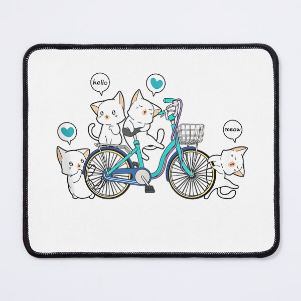 Item preview, Happy Cute Cats Kittens Bicycle Bike Summer Gift Men Women Tank Top designed and sold by Voila-creative.