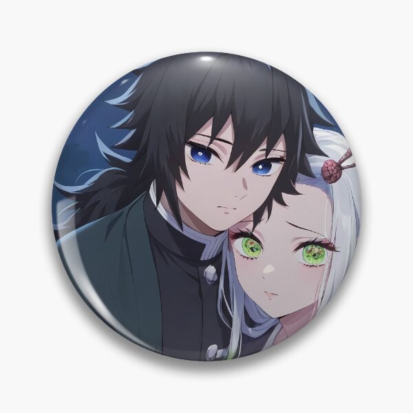 Item preview, Giyu Tomioka Demon Slayer Moonlit Duo Serenity designed and sold by MicaheHaffner.