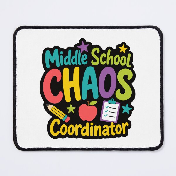 Item preview, Funny Middle School Teacher Chaos Coordinator designed and sold by officinelala.