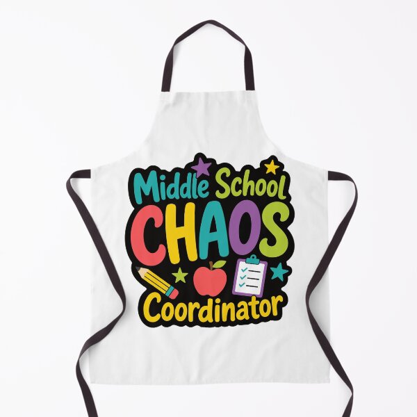 Item preview, Funny Middle School Teacher Chaos Coordinator designed and sold by officinelala.