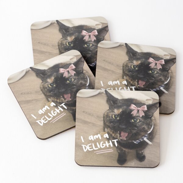 Item preview, Funny Cat Meme I Am A Delight designed and sold by SantaLisaPier.