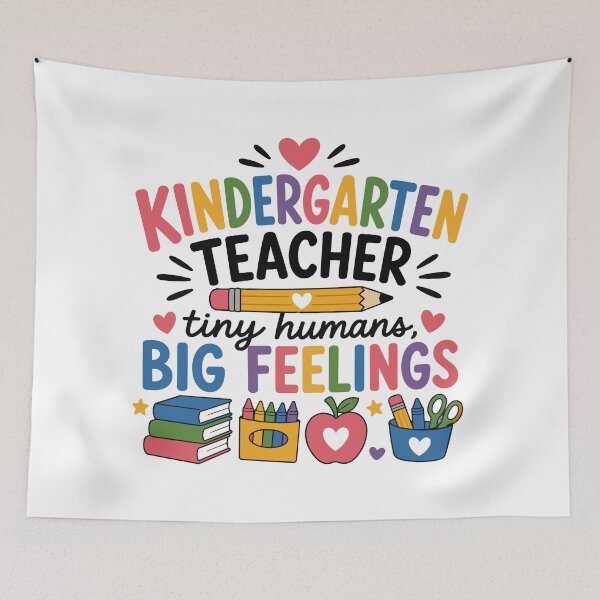 Item preview, Kindergarten Teacher Tiny Humans Big Feelings designed and sold by officinelala.