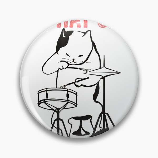 Item preview, Hi-Hat Cymbals Shirt Cool Drumming Jazz Cat Tee designed and sold by DArtfulStudio.