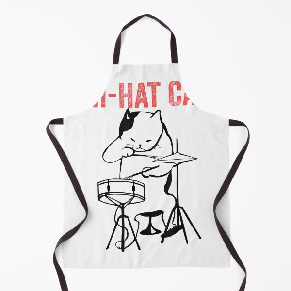 Item preview, Hi-Hat Cymbals Shirt Cool Drumming Jazz Cat Tee designed and sold by DArtfulStudio.