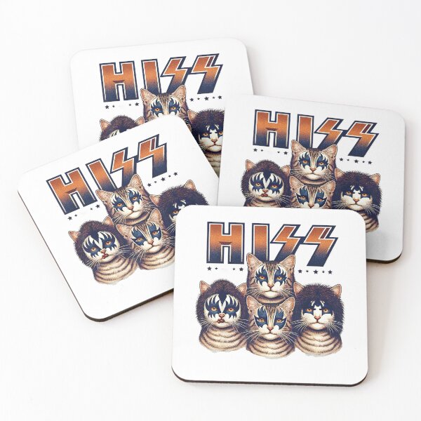 Aperçu de l'œuvre T-shirt « Hiss Cats Rock Kittens Rocking for Cat Lover Cat Mom Cat Dad » créée et vendue par DArtfulStudio.