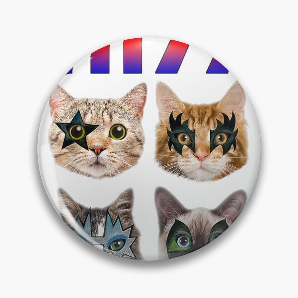 Item preview, Hiss Funny Cats Kittens Rock Rockin Short Sleeve T-shirt Gift Tee Pun designed and sold by Othinus.