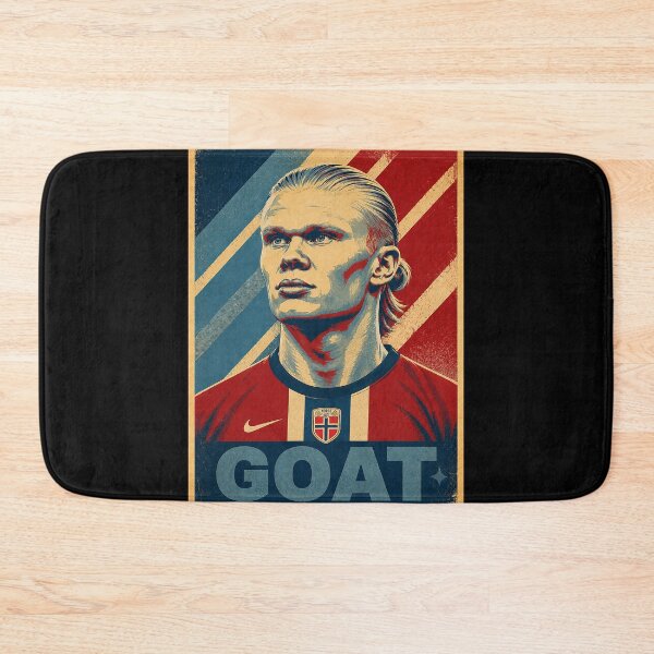 Item preview, Erling Haaland - G.O.A.T Typography Norway designed and sold by delacerdaan.