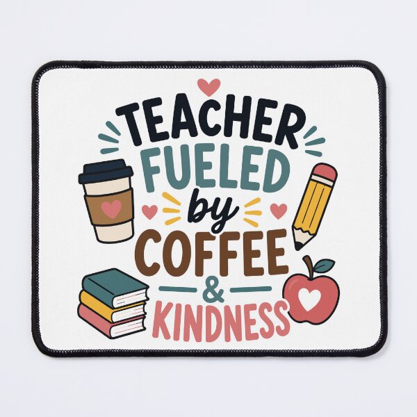 Item preview, Teacher Fueled by Coffee and Kindness designed and sold by officinelala.