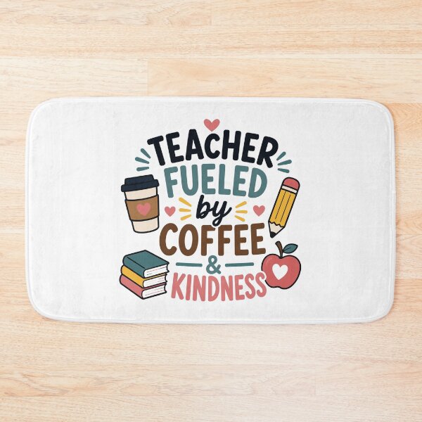 Item preview, Teacher Fueled by Coffee and Kindness designed and sold by officinelala.