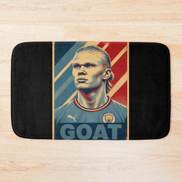 Item preview, Erling Haaland - G.O.A.T Typography designed and sold by delacerdaan.