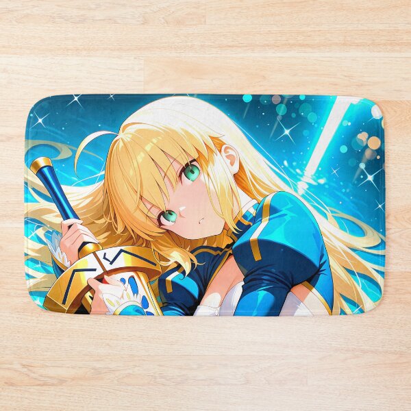 Item preview, Saber Fate Stay Night Excalibur Blue Fantasy Glow designed and sold by MicaheHaffner.