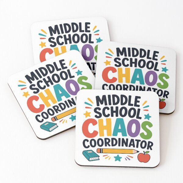 Item preview, Middle School Teacher Chaos Coordinator designed and sold by officinelala.