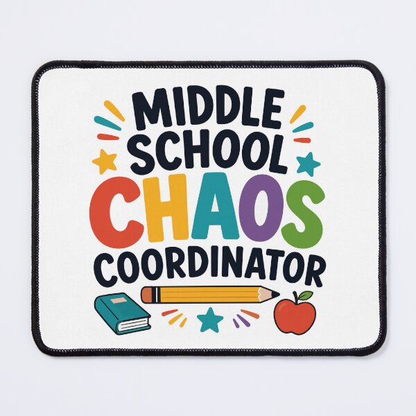 Item preview, Middle School Teacher Chaos Coordinator designed and sold by officinelala.