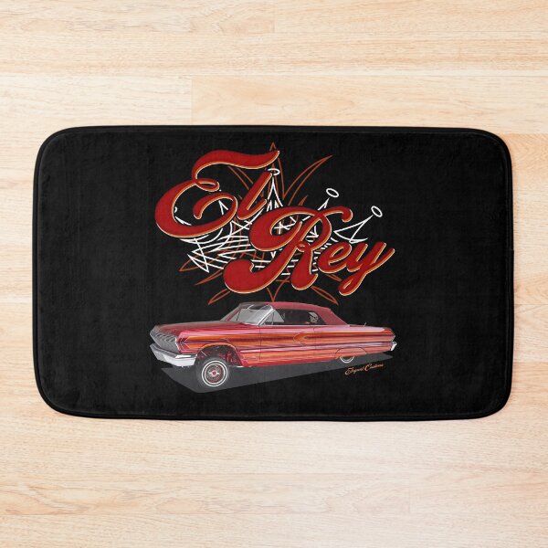 Item preview, 1963 Impala El Rey with text - Lowrider, Kustom, Hot Rod, Muscle Car designed and sold by Elegant Customs.