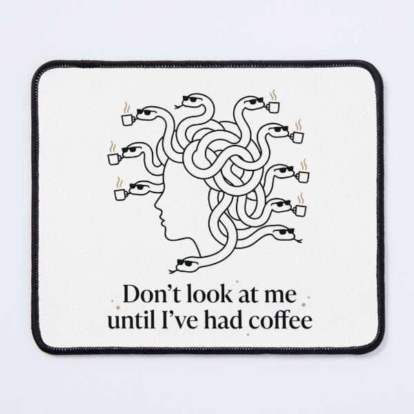 Item preview, Funny Medusa Morning Coffee Snakes Sunglasses Art designed and sold by pattman.