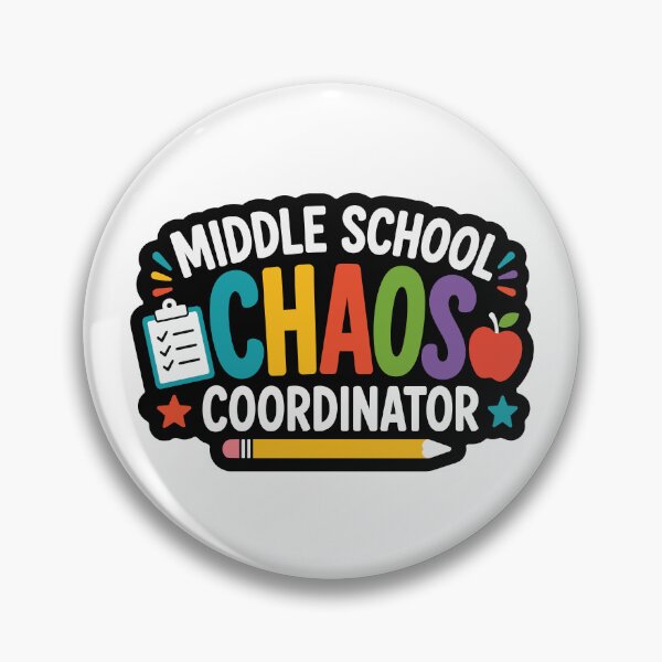 Item preview, Middle School Teacher Chaos Coordinator designed and sold by officinelala.