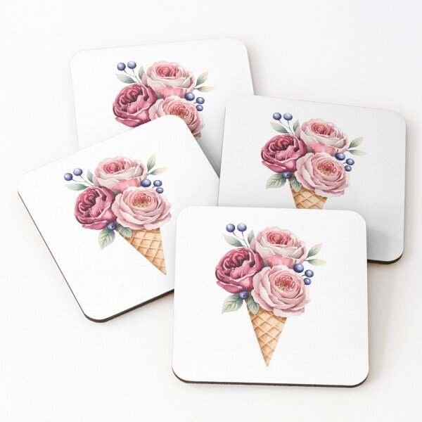 Item preview, Flower Ice Cream Cone designed and sold by sailorjessiArt.