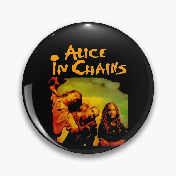 Item preview, Displaying Stylized Bright Orange ALICE IN CHAINS designed and sold by Honeytheartist.