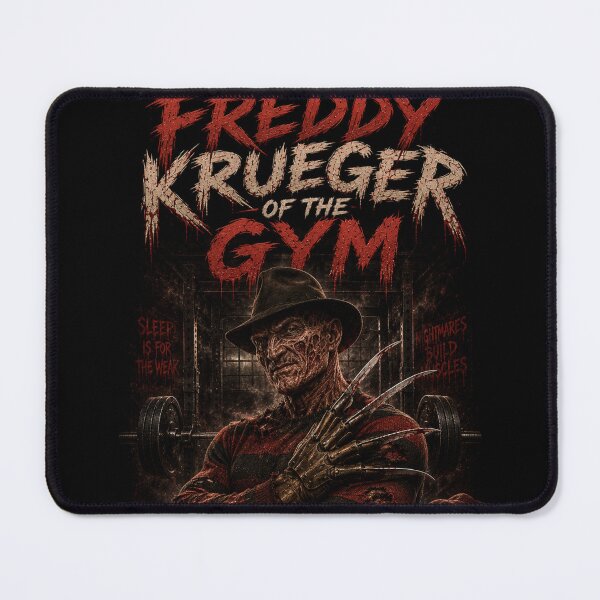 Item preview, Freddy Krueger Of The Gym Horror Bodybuilding Fitness T-Shirt designed and sold by Digistore1221.