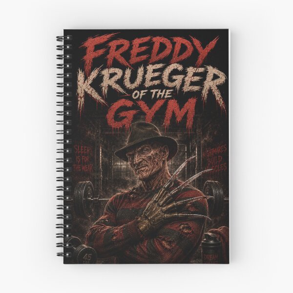 Item preview, Freddy Krueger Of The Gym Horror Bodybuilding Fitness T-Shirt designed and sold by Digistore1221.