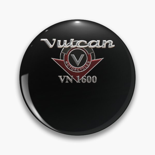 Item preview, Chrome Emblem Featuring Curving Vulcan designed and sold by Honeytheartist.