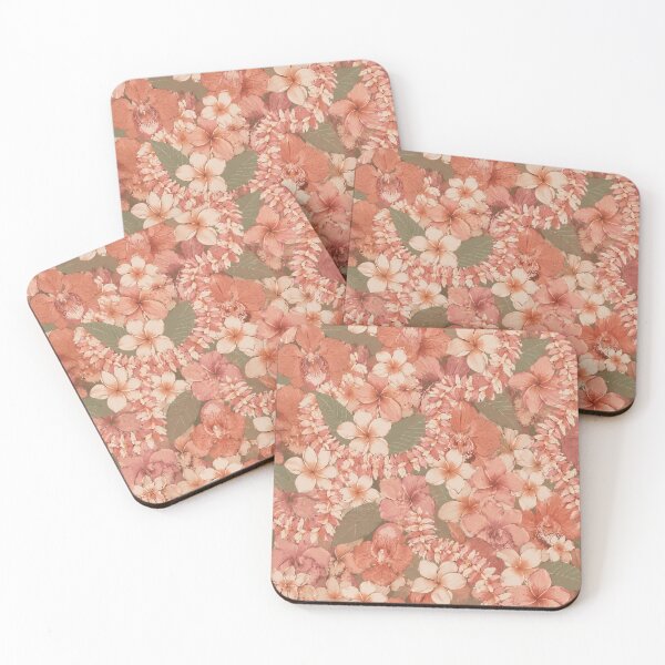 Item preview, Tropical Plumeria Orchid Floral Pattern Throw Pillow designed and sold by FestivityFinds.