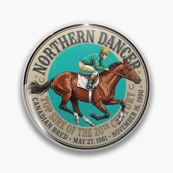 Item preview, The Great Racehorse Northern Dancer horse racing gifts designed and sold by Ginny Luttrell.