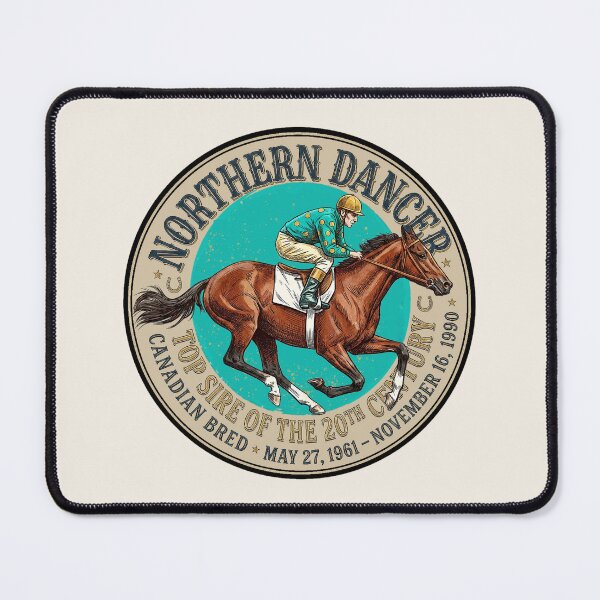 Item preview, The Great Racehorse Northern Dancer horse racing gifts designed and sold by Ginny Luttrell.