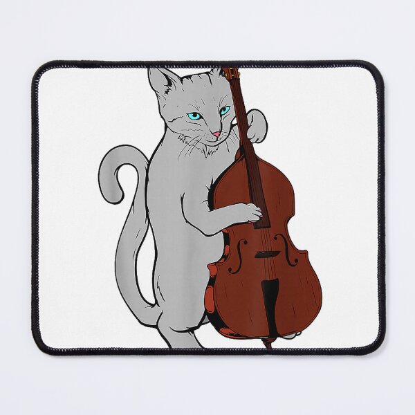 Item preview, Jazz Cat Playing Upright Bass Shirt Cool Musician T-Shirt designed and sold by ‘Nothing Scares Me’ Store.