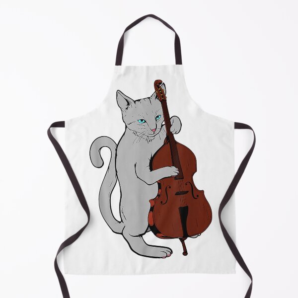 Item preview, Jazz Cat Playing Upright Bass Shirt Cool Musician T-Shirt designed and sold by ‘Nothing Scares Me’ Store.