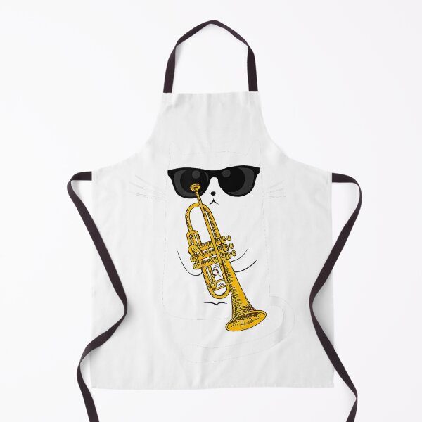 Artikelvorschau, Jazz Cat Live Tonight – T-Shirt mit coolem, geschmeidigem Trompetenspiel-Design entworfen und verkauft von JJLetterDesigns.