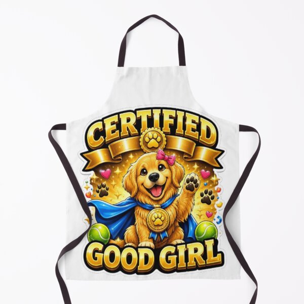 Item preview, Certified Good Girl Golden Retriever Funny Dog Lover Sticker | Cute Golden Retriever Gift designed and sold by ClaussShop.