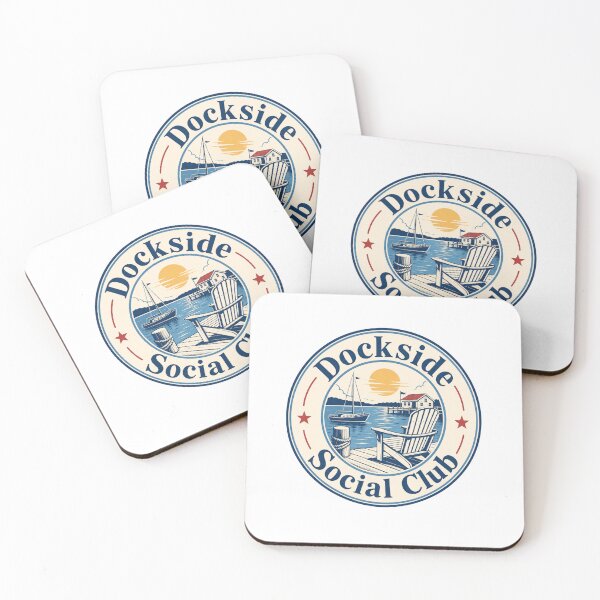 Item preview, Dockside Social Club - Vintage Lake Life designed and sold by GoverArt.