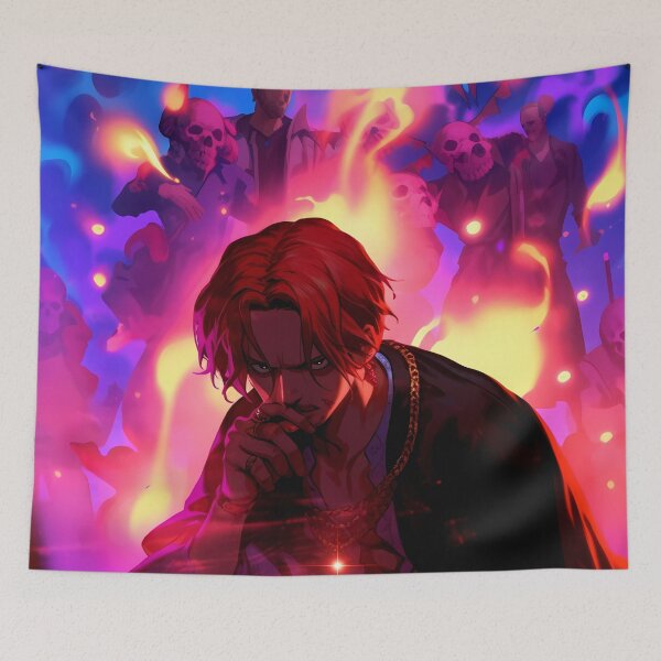 Item preview, Shanks One Piece Neon Aura Dark Pirate Scene designed and sold by PMartistStudio.