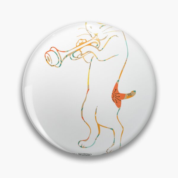 Item preview, Jazz Trumpet Playing Kitty Cat Shirt Cool Jazz Cat Tee T-Shirt designed and sold by Othinus.