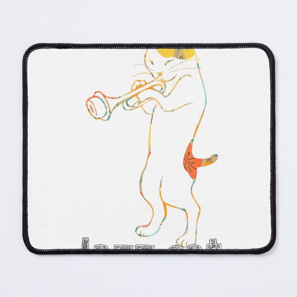 Item preview, Jazz Trumpet Playing Kitty Cat Shirt Cool Jazz Cat Tee T-Shirt designed and sold by Othinus.