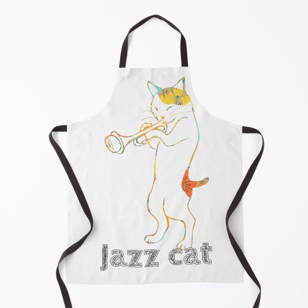 Item preview, Jazz Trumpet Playing Kitty Cat Shirt Cool Jazz Cat Tee T-Shirt designed and sold by Othinus.