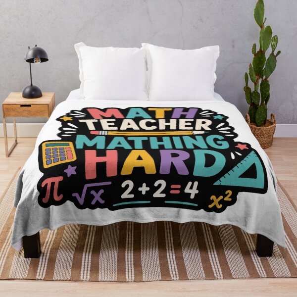Item preview, Math Teacher Mathing Hard designed and sold by officinelala.