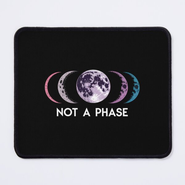 Item preview, Bi Pride Not a Phase Moon Phase Bisexual Colors designed and sold by sailorjessiArt.