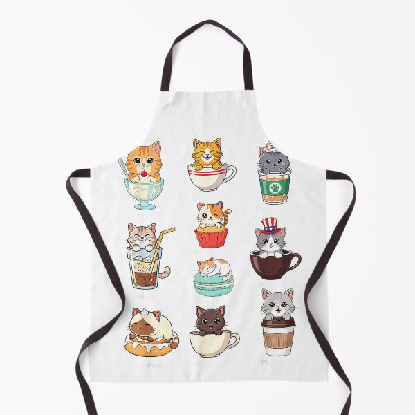 Item preview, Kawaii Cafe du Chat Cute Coffee Cats Pun T-Shirt designed and sold by kevincuellar.